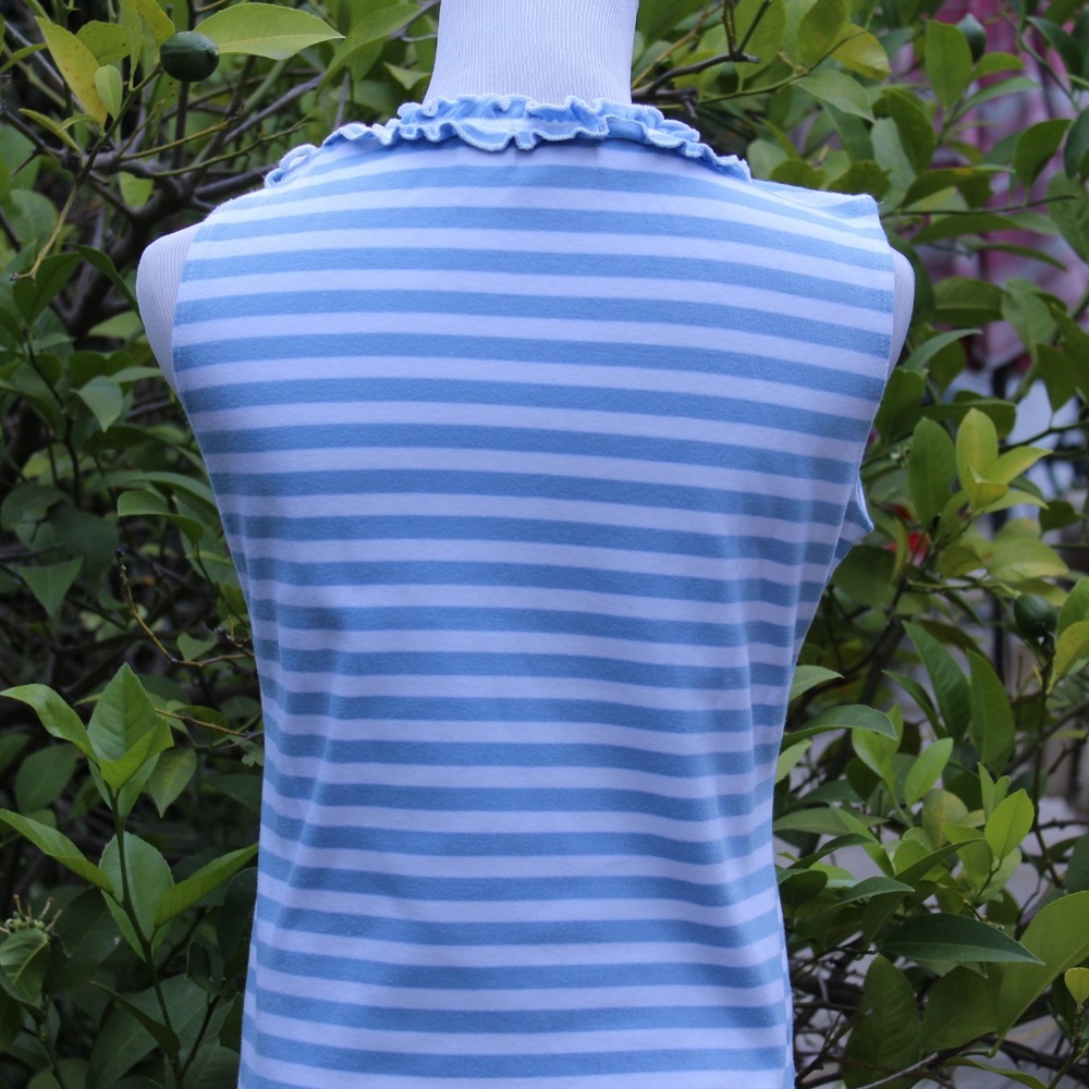 Willi Smith Sleeveless Ruffle Top - Picture 4 of 7